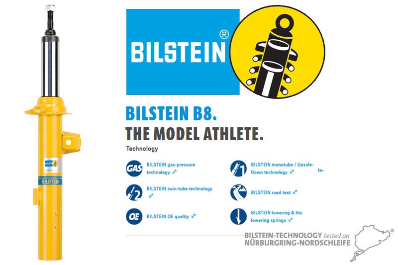 Bilstein B8 Performance Plus Shock Absorber Front Left - BMW 1 Series E82 1M - Evolve Automotive